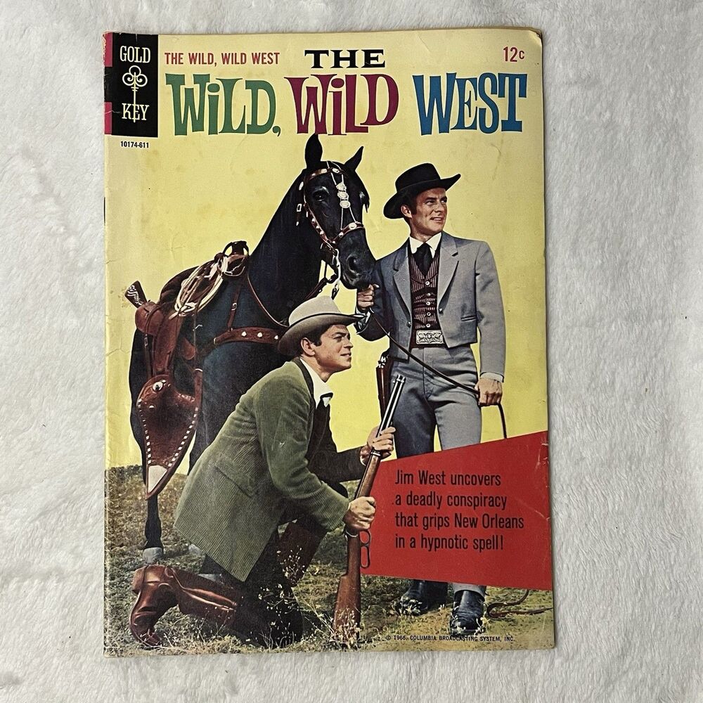 The Wild Wild West #2 (Gold Key 1966 VG-) Robert Conrad Ross Martin Photo Cover